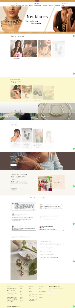 Peach Tassels website preview